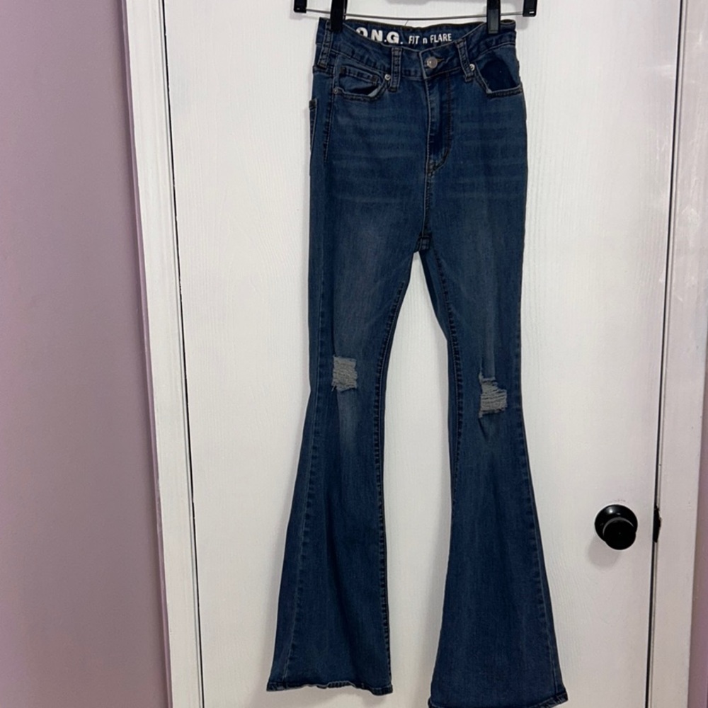 Women's Blue Flare Jeans